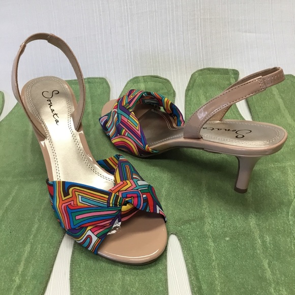 Sonata New Bright Colored Heels - Picture 1 of 10